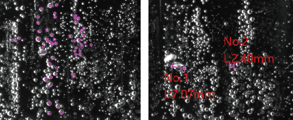 気泡の観察